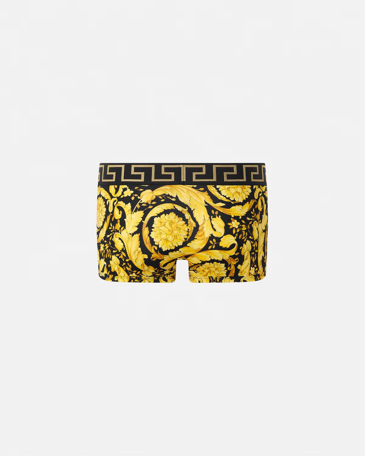 Printed Jacquard Cotton-Jersey Trunks - Image 3